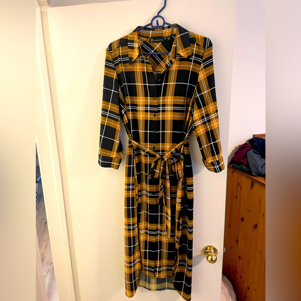 NY&C plaid dress